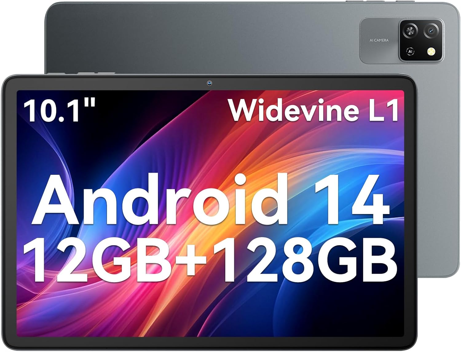 WiFi 6 Tablet Blackview Tab60 Android 14 Tablet - 12GB RAM 128GB